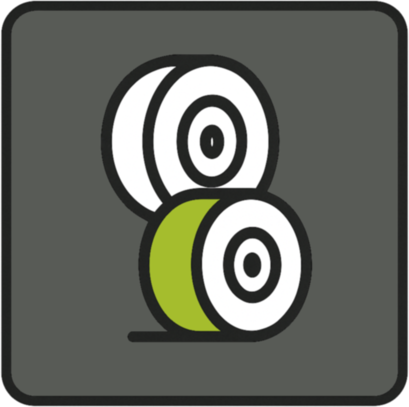 Lasträder und Rollen